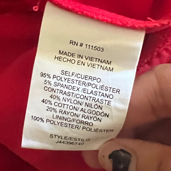 Red June & Hudson Vibrant jumpsuit - Picture 4 of 4